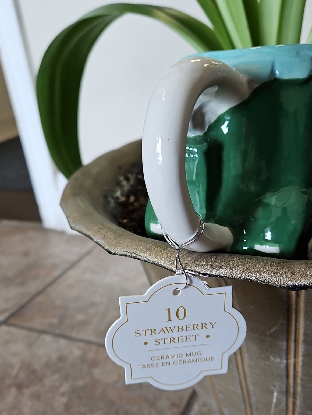 Cute Green Golf Cart Ceramic Mug - Picture 5 of 7
